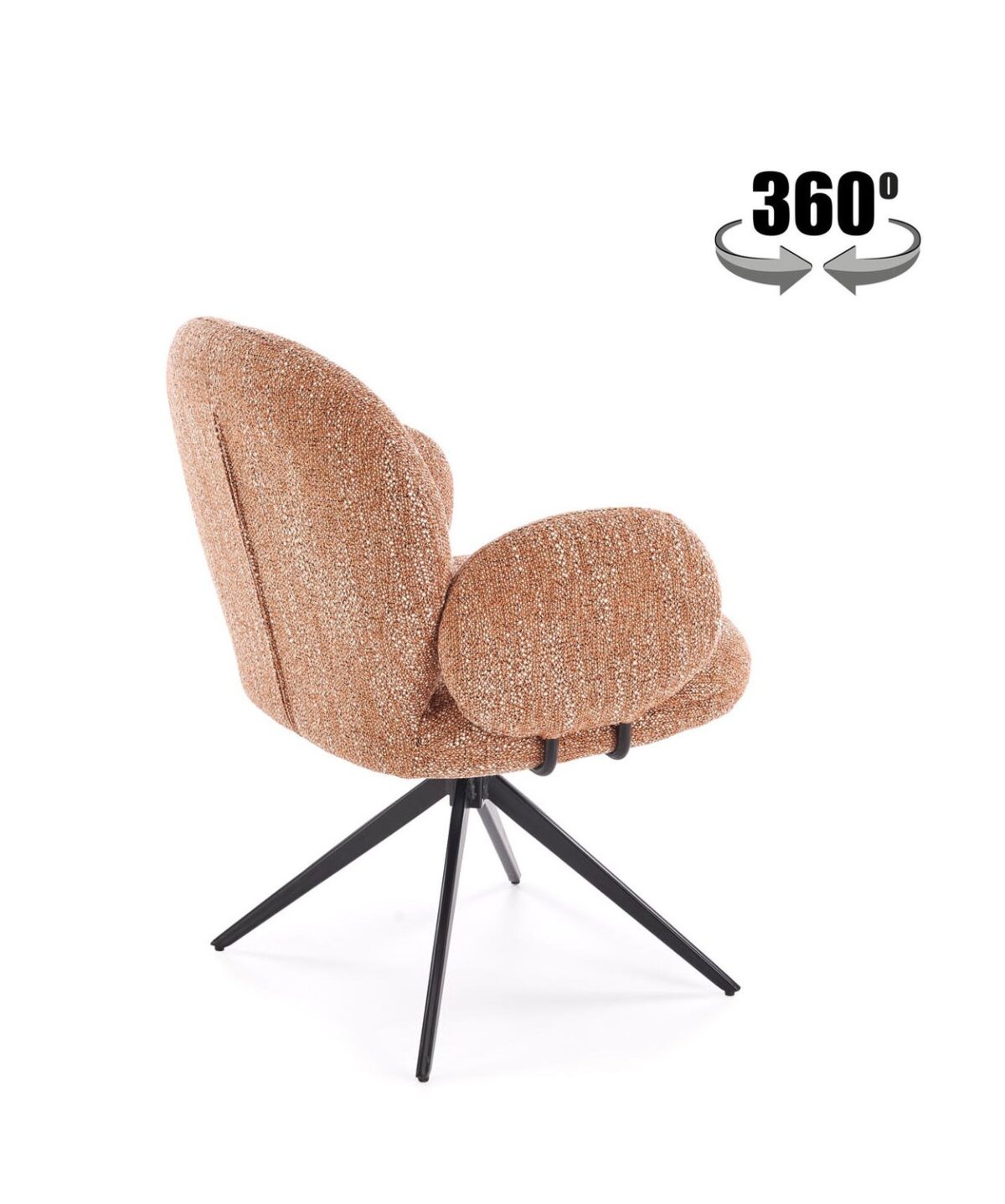 Sedia K568 – Cammello/Cannella – 65x64x82 cm - immagine 2