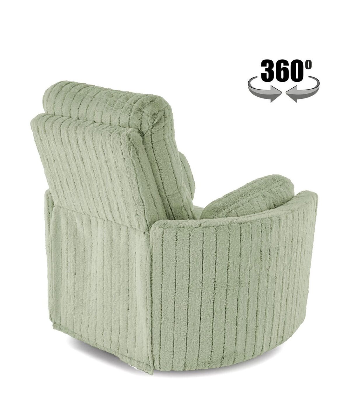 Poltrona Relax Pegas in tessuto menta – 110x100–170x108–81 cm - immagine 2