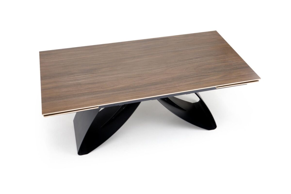 Tavolo allungabile Hilario in finitura noce – 180-260x90x75 cm - immagine 16
