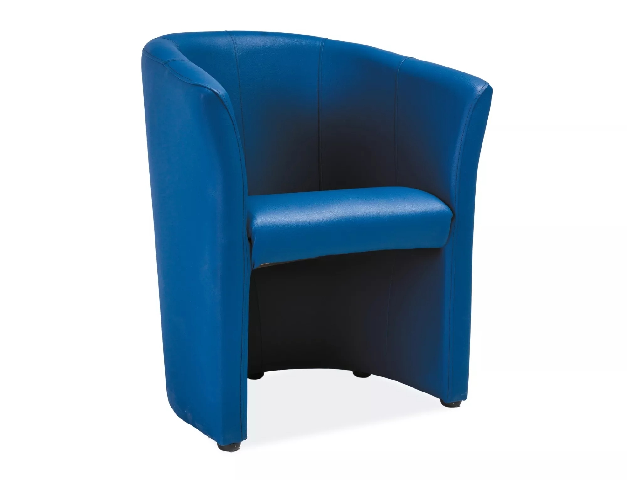 product-1744 Poltrona TM-1 in ecopelle blu – 67x60x76 cm - immagine 1