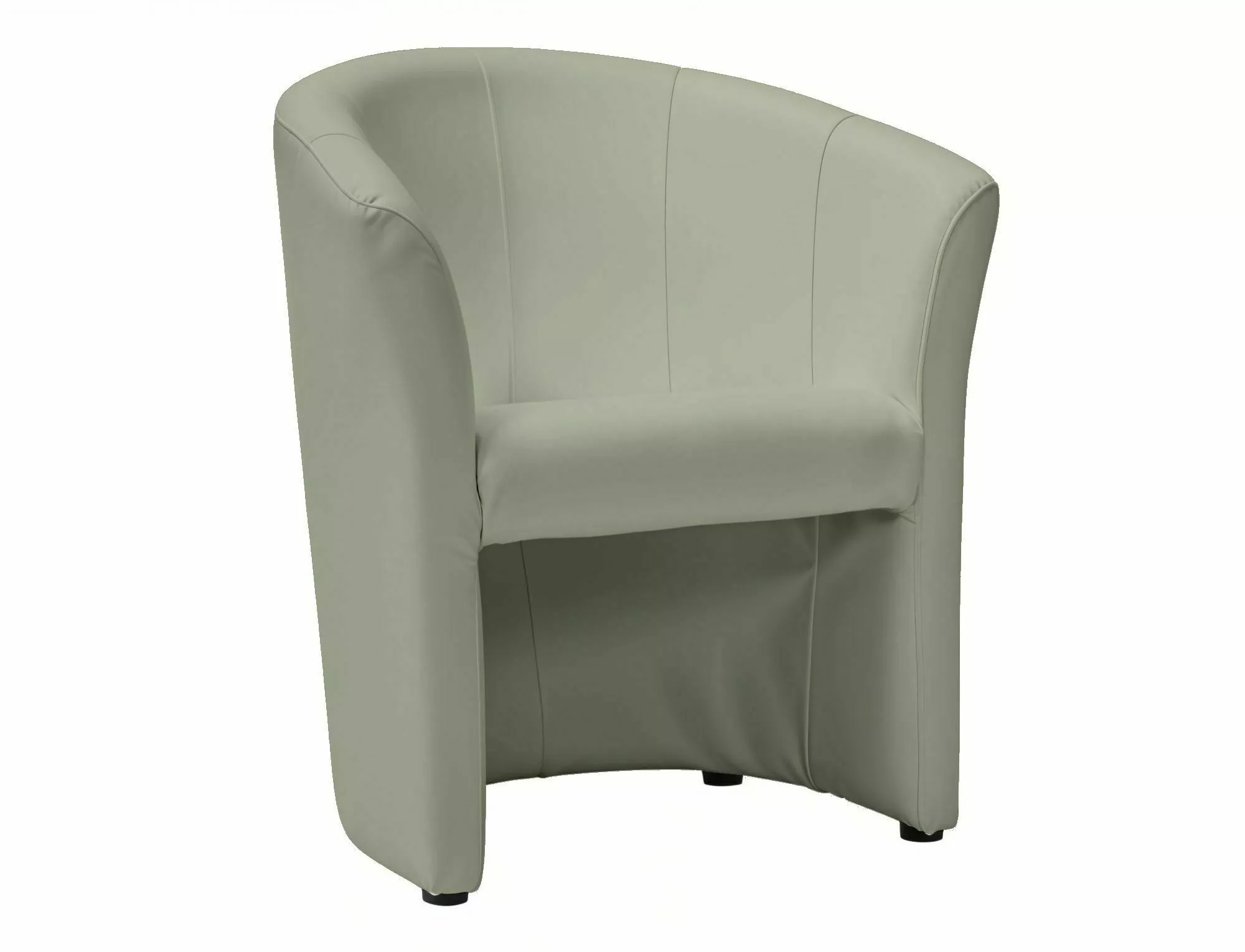 product-1746 Poltrona TM-1 in ecopelle grigia – 67x60x76 cm - immagine 1