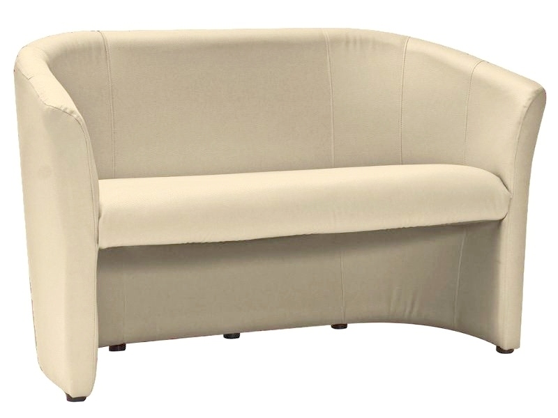 product-1765 Divano TM-2 in ecopelle crema – 126x60x76 cm - immagine 1