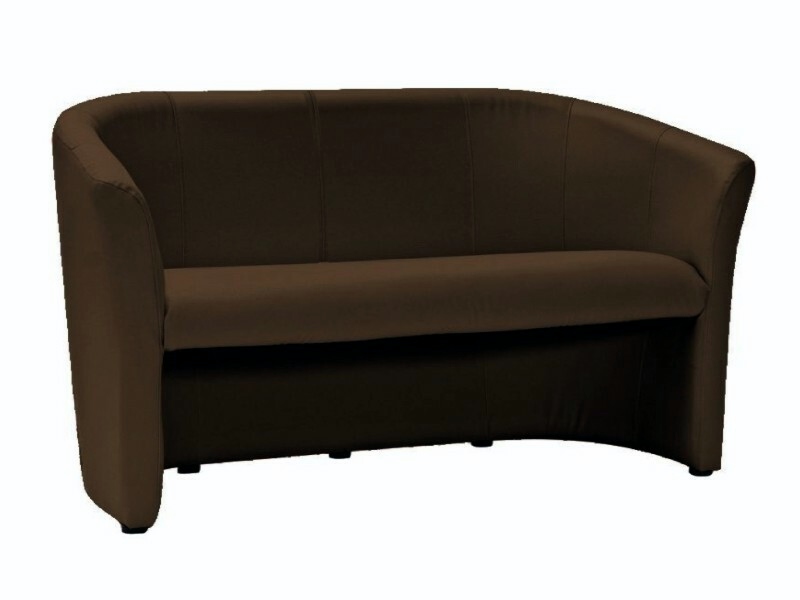 product-1770 Divano TM-3 in ecopelle marrone scuro – 160x60x76 cm - immagine 1