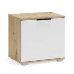 Clif ST-50 – Mobiletto basso in finitura rovere artisan e bianco