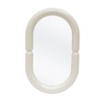 Specchio da parete Poster bianco – 80x50x3,5 cm
