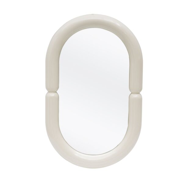 Specchio da parete Poster bianco – 80x50x3,5 cm