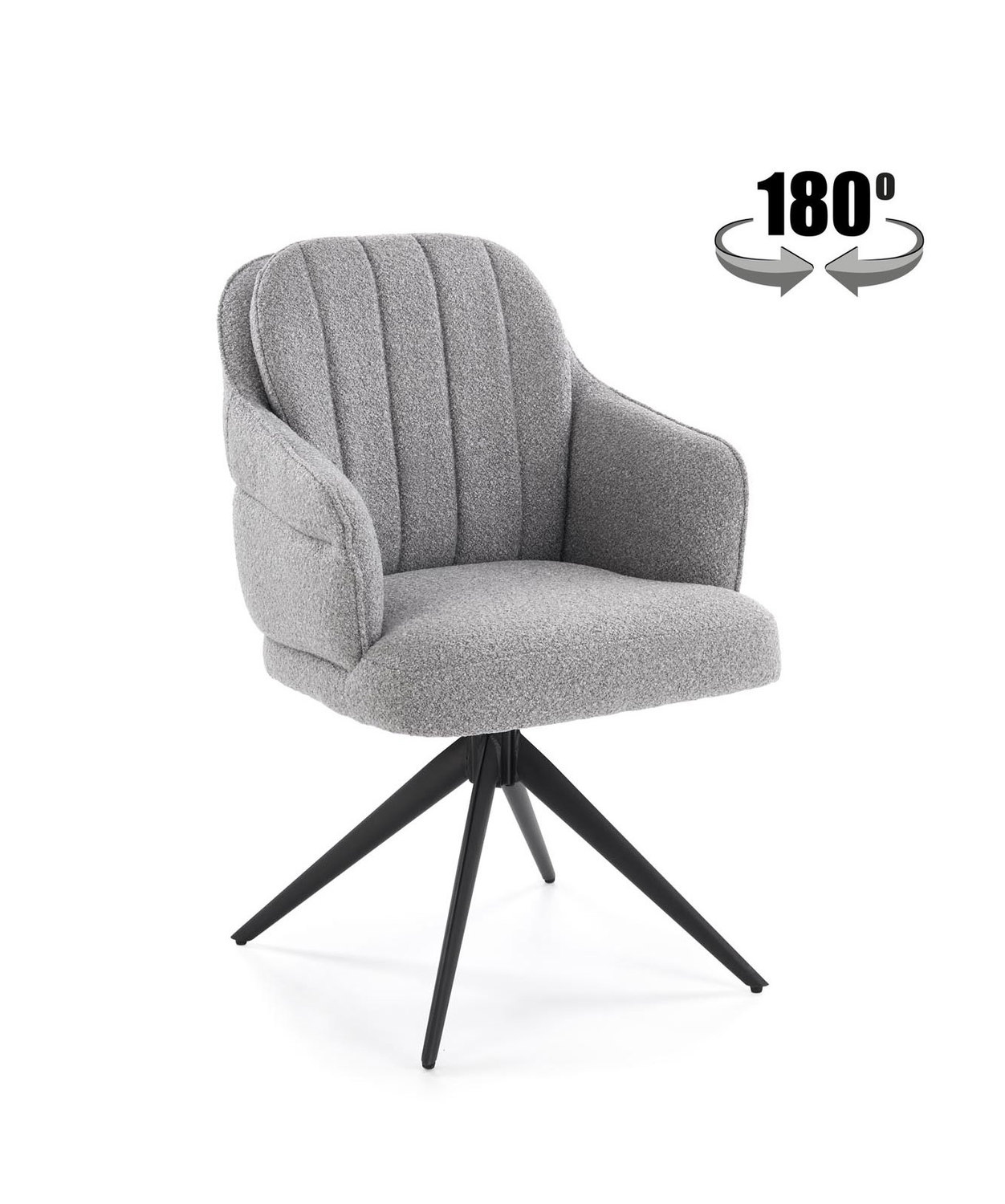 product-5964 Sedia K570 – Colore Grigio Chiaro – 61x70x92 cm - immagine 1