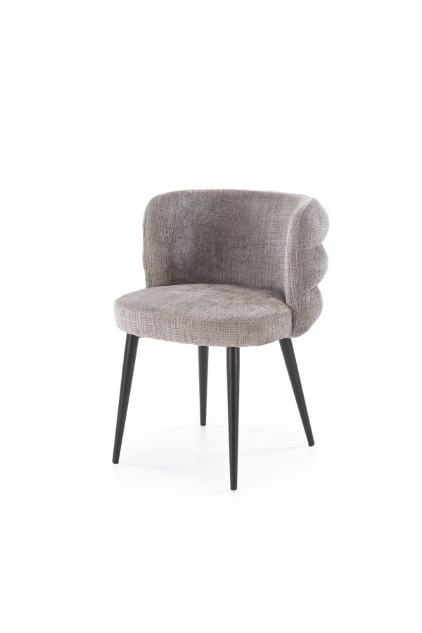 Sedia K575 in tessuto grigio chiaro – 62x64x79 cm