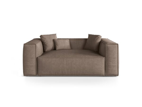 Divano Aveiro 2 posti in tessuto strutturato – 180x118x86 cm