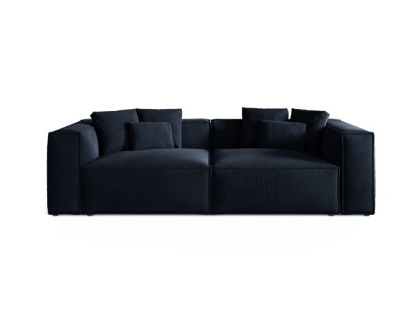 Divano Aveiro 4 posti in velluto - 118x86x236
