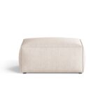 Pouf Aveiro in tessuto strutturato – 75x75x41 cm