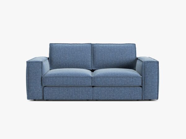 Divano Pola 2 posti in tessuto strutturato – 206x103x88 cm