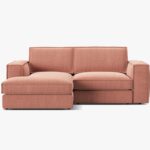 Divano angolare Pola in tessuto strutturato – 226x158x88 cm