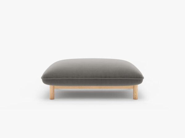 Pouf Ada in velluto – 95x65x44 cm