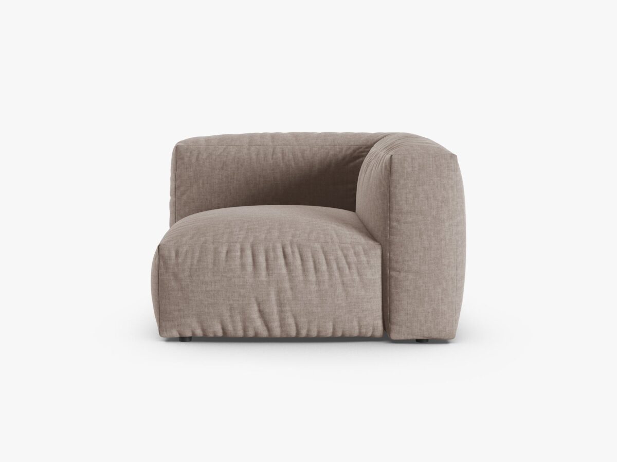 Modulo angolare Martina in tessuto strutturato – L120cm - immagine 5