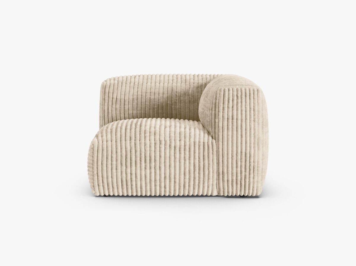 Modulo angolare Martina in velluto a coste – L120cm - immagine 5