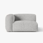 Modulo con bracciolo Martina in Bouclé Baloo – 120x106 cm