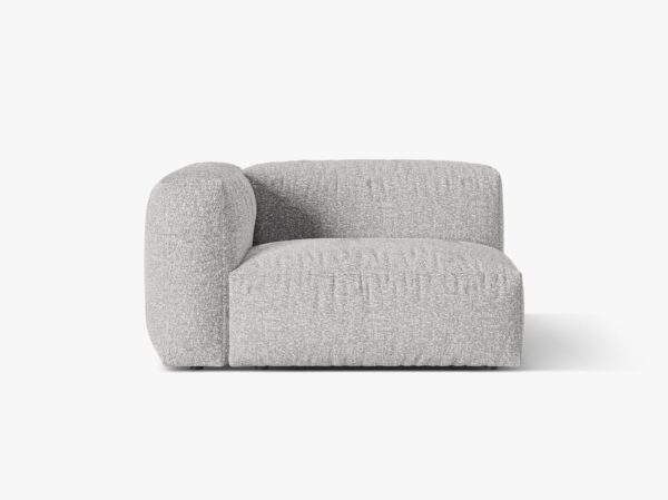 Modulo con bracciolo Martina in Bouclé Baloo – 120x106 cm