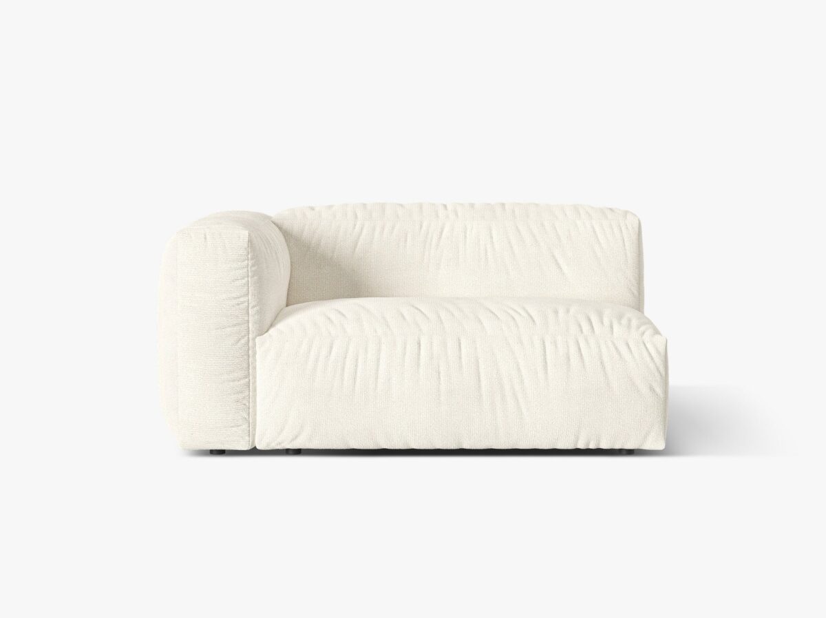 Modulo con bracciolo Martina in Bouclé Baloo – 160x106 cm - immagine 5