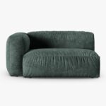 Modulo con bracciolo Martina in velluto – 160x120 cm