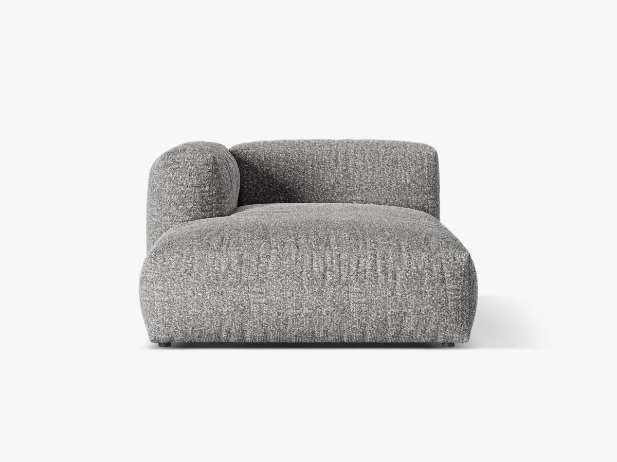 Chaise longue Martina in Bouclé Baloo – L176cm - immagine 5
