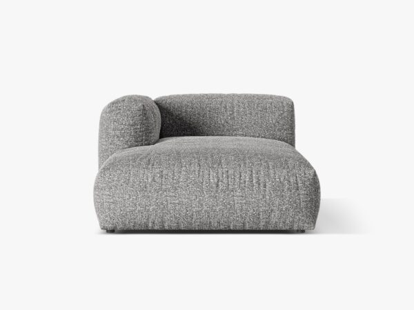 Chaise longue Martina in Bouclé Baloo – L176cm