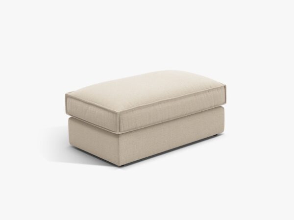 Pouf modulare Pola in tessuto strutturato – 103x54x44 cm