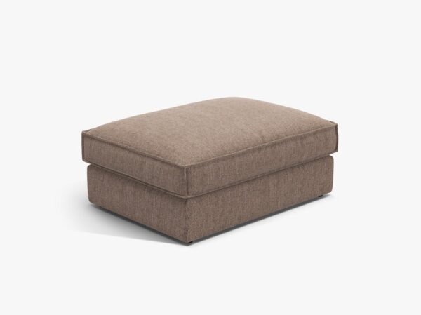 Pouf modulare Pola grande in tessuto strutturato – 103x78x44 cm