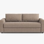 Divano letto David 3 posti con materasso in tessuto Babel – L194 cm