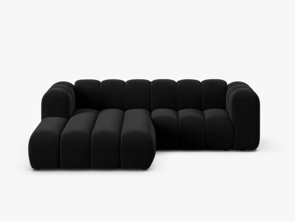 Divano Lupine con chaise longue in velluto Salvador – L230 cm