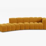 Divano modulare Lupine 5 posti in velluto Salvador – L335 cm