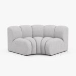 Modulo angolare Lupine in bouclé – L185 cm