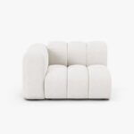 Modulo Lupine 1 posto con bracciolo in bouclé – L115 cm