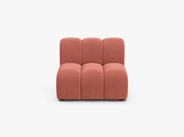 Modulo Lupine 1 posto in velluto Salvador – L92 cm