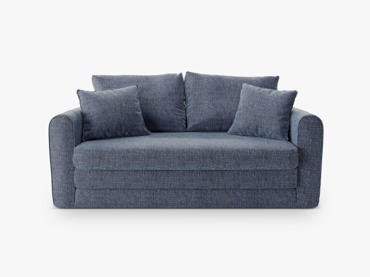 Divano letto Lido 2 posti in tessuto strutturato Baltimore – L158 cm - immagine 2