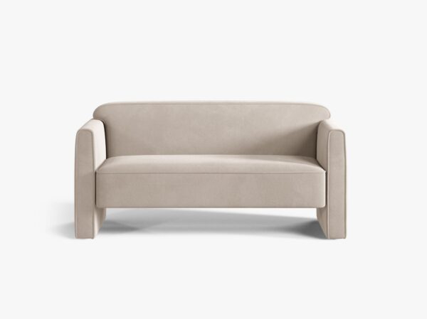 Divano Abby 2 posti in velluto – 140x80x69 cm