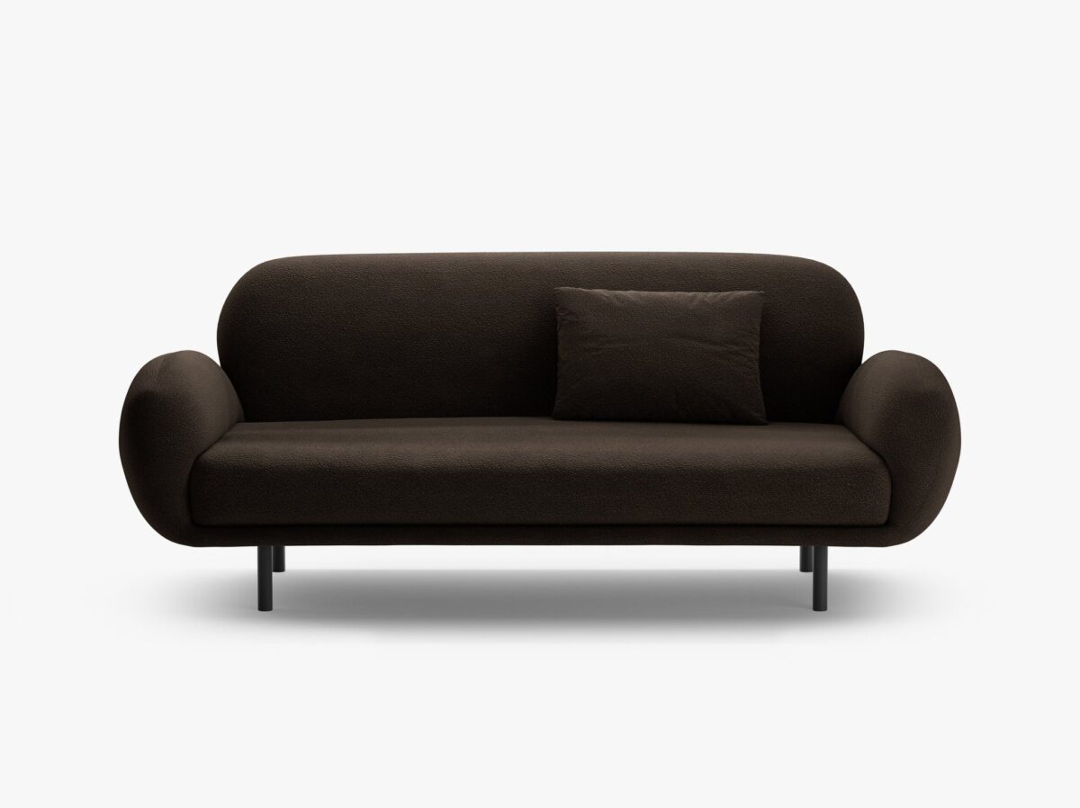 Divano Poppy 2 posti in Bouclé Baloo – 178x72x82 cm - immagine 2