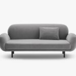 Divano Poppy 2 posti in velluto – 178x72x82 cm