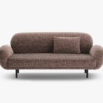 Divano Poppy 2 posti in tessuto chenille – 178x72x82 cm