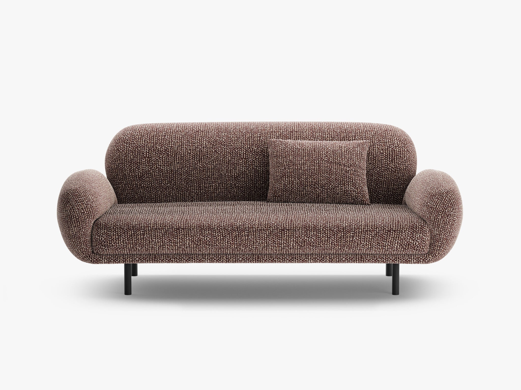 Micadoni-MIC_2S_L_239_F1_POPPY2 Divano Poppy 2 posti in tessuto chenille – 178x72x82 cm - immagine 1