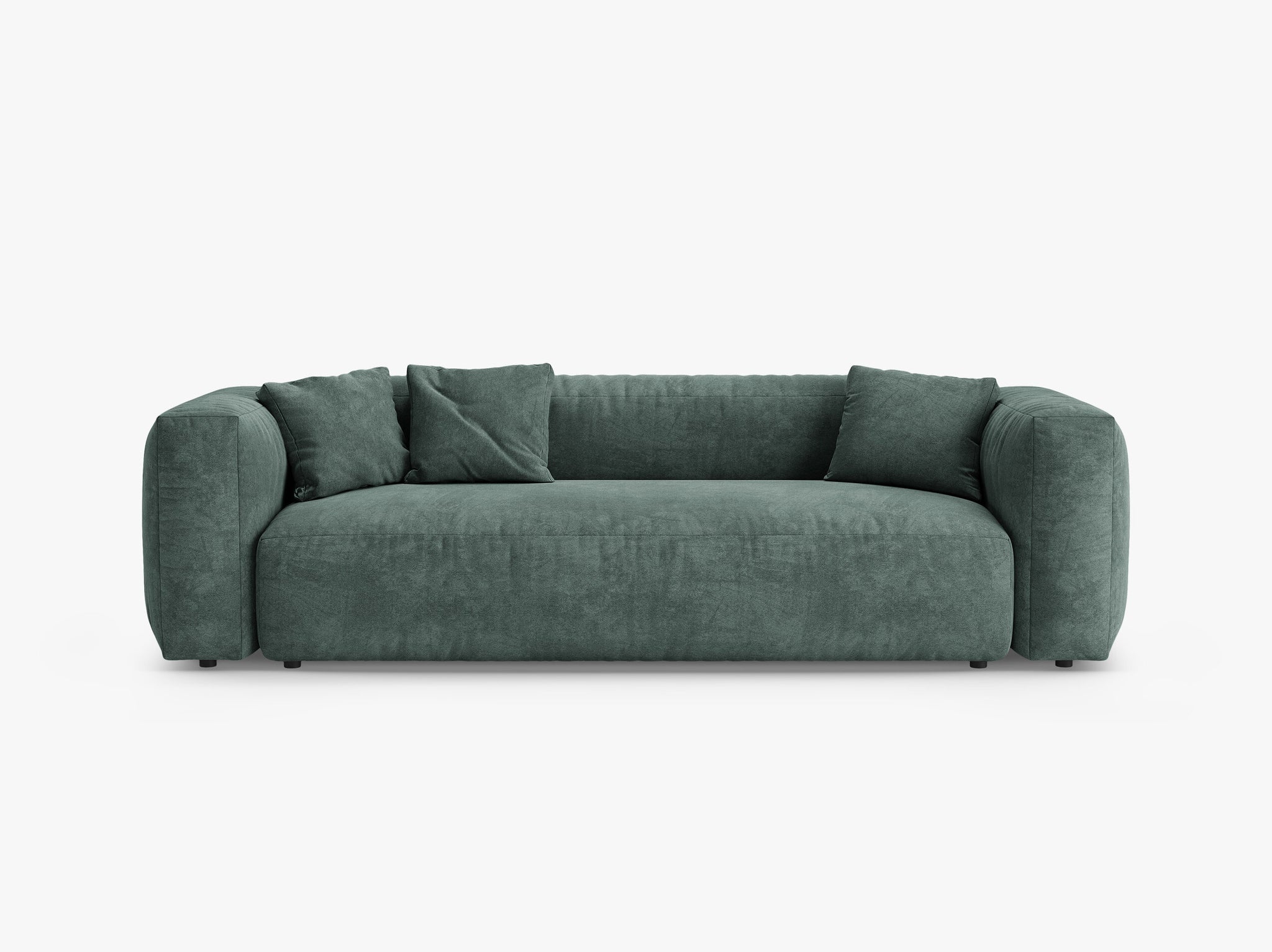 Micadoni-MIC_3SF_120_F1_MARTINA4 Divano letto Martina 3 posti in velluto – L264 cm - immagine 1