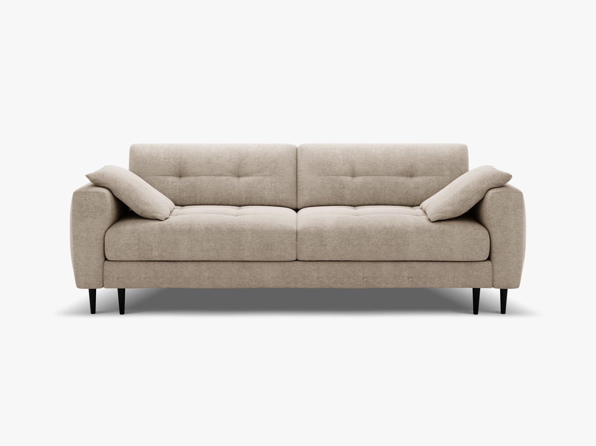 Micadoni-MIC_3SF_193_F1_BEMY1-1 Divano letto Bemy 3 posti con contenitore in tessuto strutturato – L242 cm - immagine 1
