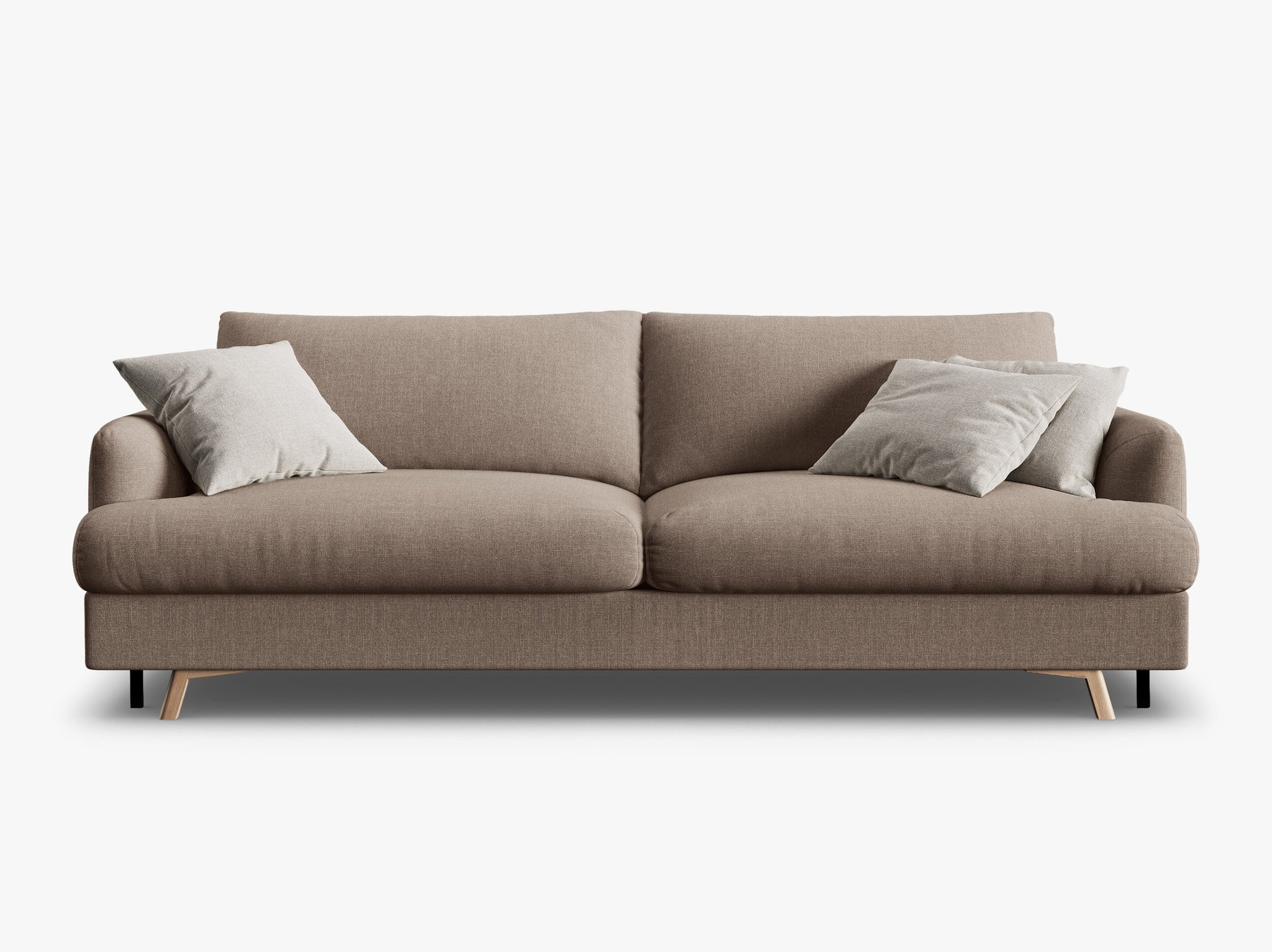 Micadoni-MIC_3SF_215_F1_NAOMI2-1 Divano letto Naomi 3 posti con contenitore in tessuto strutturato – L233 cm - immagine 1