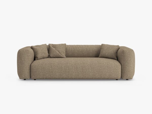 Divano letto Martina 3 posti in Bouclé Monet – L264 cm