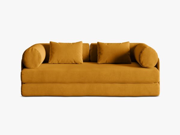 Divano letto Dreamy 3 posti in velluto – L206 cm