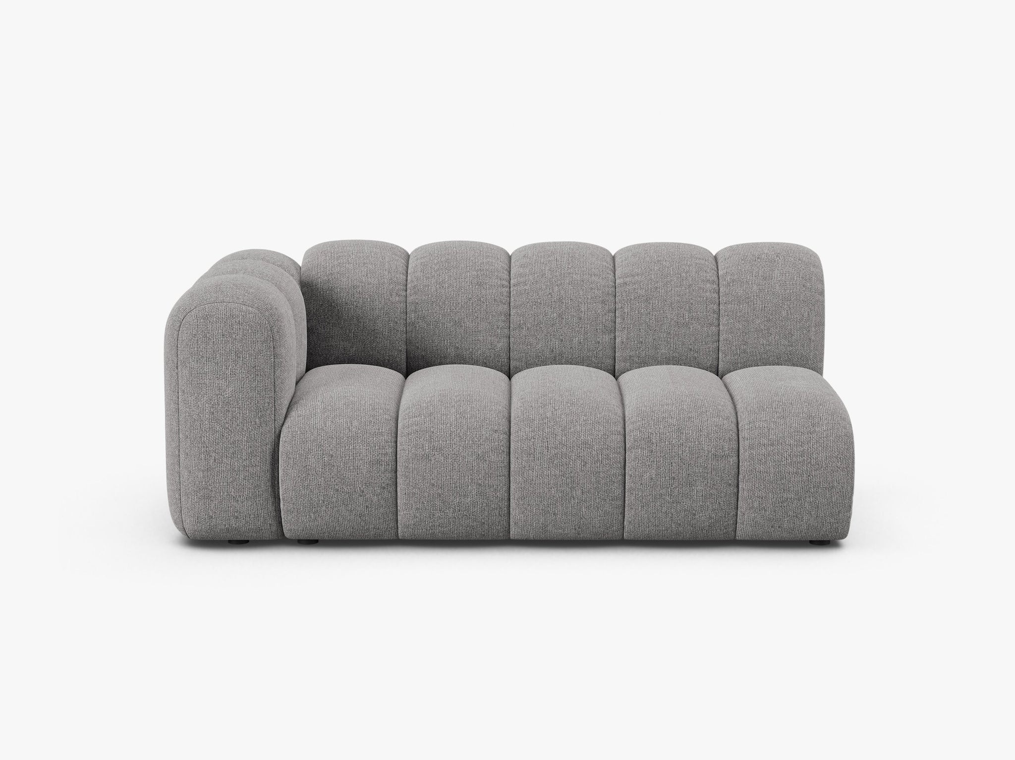 Micadoni-MIC_3SL_214_F1_LUPINE6 Modulo Lupine 3 posti con bracciolo in tessuto chenille – L175 cm - immagine 1