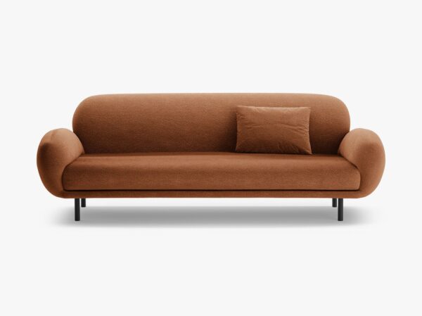 Divano Poppy 3 posti in bouclé Baloo – 208x72x82 cm