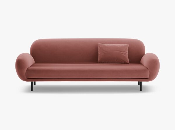 Divano Poppy 3 posti in velluto – 208x72x82 cm