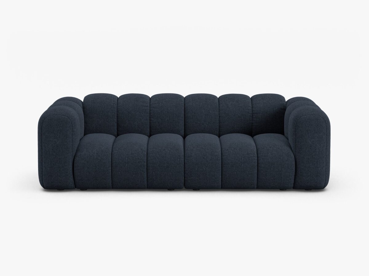 Divano Lupine 3 posti in tessuto chenille – L230 cm - immagine 4