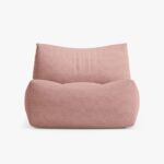 Poltrona Tove in tessuto strutturato – 83x97x70 cm